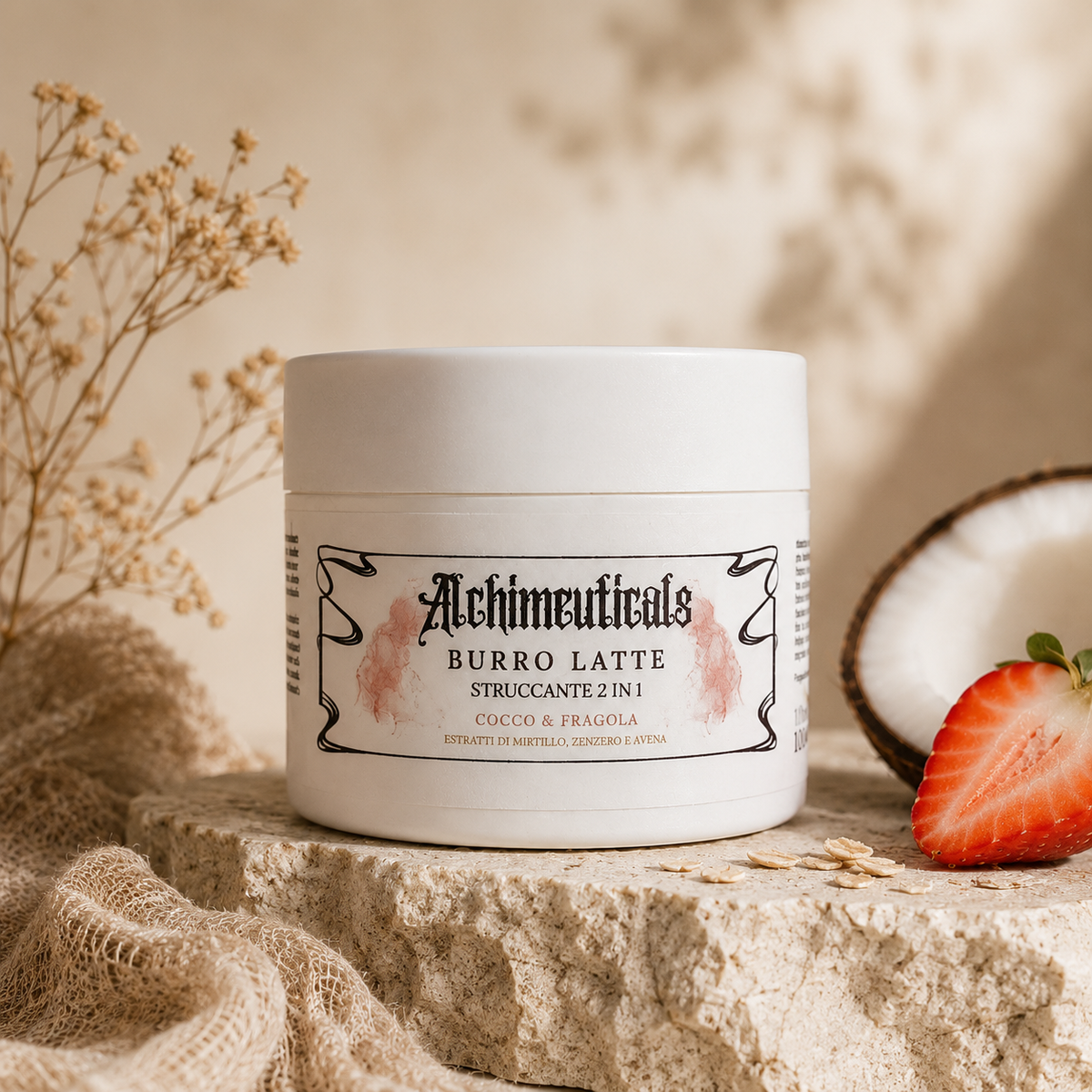 Burro Latte Detergente Struccante Nutriente e Delicato | Doppia Detersione Alchimeuticals