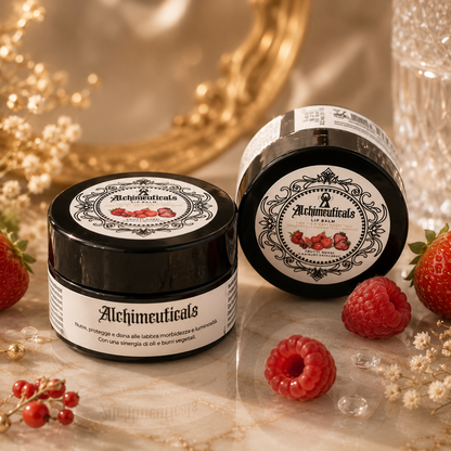 Lip Balm Frutti Rossi & Acido Ialuronico – Idratante, Levigante e Rimpolpante